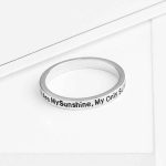 حلقه You Are My Sunshine نقره