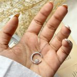 گردنبند آویزدار ماه ستاره