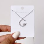 گردنبند آویزدار ماه ستاره