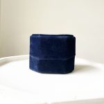 جعبه انگشتری جیر سرمه ای/طوسی