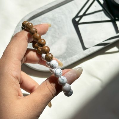 دستبند هاولیت و چوب مهره ای