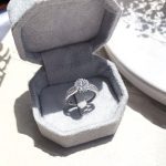 انگشتر سولیتر جواهری نقره