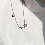 گردنبند ستاره جواهری نقره