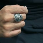انگشتر نامه وایکینگ اودین شمالی استیل