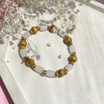 پک دستبند مهره ای چوبی