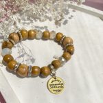 پک دستبند مهره ای چوبی