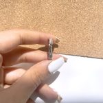 حلقه طرح X جواهری نقره