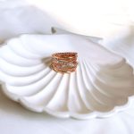 حلقه پرتوفینو آبکاری رزگلد