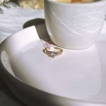 انگشتر ازدواج آبکاری پلاتین/رزگلد