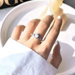 انگشتر Claddagh جواهری اپال/رنگارنگ نقره