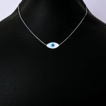 گردنبند چشم نظر Swarovski نقره