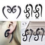 فیک پلاگ مشکی پانک اکریلیک
