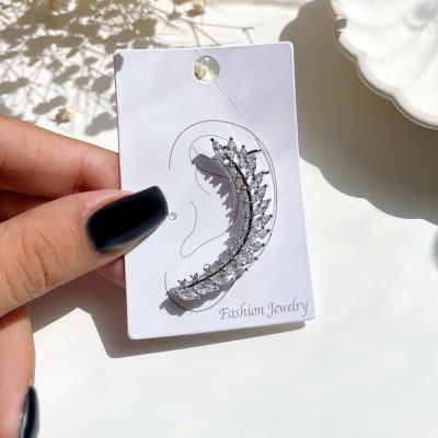 ایرکاف میخی برگ Marquise جواهری آبکاری رودیوم