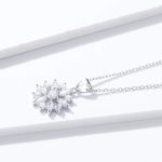 نیم ست گل جواهری آبکاری رودیوم