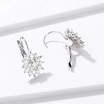 نیم ست گل جواهری آبکاری رودیوم