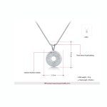 نیم ست Red Stone جواهری آبکاری رودیوم