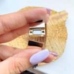 دستبند چرم رشته ای طوسی قهوه ای