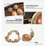 نیم ست سکه ای عقیق جواهری آبکاری طلا