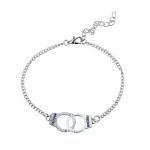 دستبند FREEDOM آبکاری نقره ای