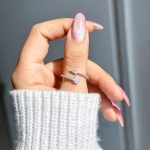 حلقه تیر عشق (cupid arrow) جواهری نقره