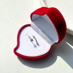 حلقه تیر عشق (cupid arrow) جواهری نقره