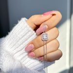 دستبند سولیتر امرالد کات جواهری نقره