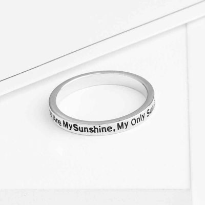 حلقه You Are My Sunshine نقره