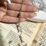 گردنبند آویزدار ماهی استیل
