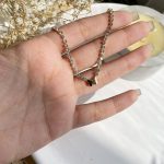 گردنبند تنیسی ستاره پروانه قلب نقره ای/طلایی