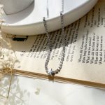 گردنبند تنیسی ستاره پروانه قلب نقره ای/طلایی