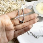 گردنبند تنیسی ستاره پروانه قلب نقره ای/طلایی