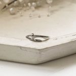 حلقه کارتیر میخ نقره قابل تنظیم