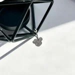 پیرسینگ ناف میکی موس کریستال زیرکونیا آبکاری رودیوم و پین استیل