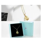 گردنبند آناناس جواهری Swarovski آبکاری طلا
