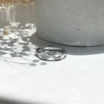 حلقه بینهایت جواهری نقره