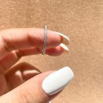 حلقه ساده جواهری نقره