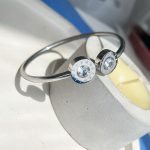 النگو بولگاری استیل طلایی/نقره ای