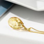 گردنبند آناناس جواهری Swarovski آبکاری طلا