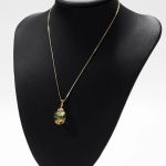 گردنبند آناناس جواهری Swarovski آبکاری طلا