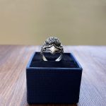 حلقه عقاب گوتیک نقره