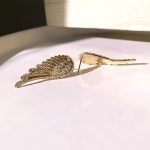 گوشواره بال فرشته طلایی