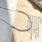 دستبند تنیسی جواهری نقره