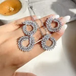 ست شوپارد جواهری آبکاری رودیوم