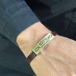 دستبند Cristiano چرم برنزی