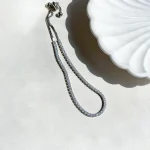 دستبند تنیسی زنجیر ونیزی کریستال زیرکونیا نقره استرلینگ 925