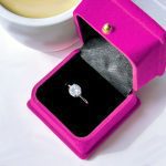 حلقه ازدواج جواهری نقره