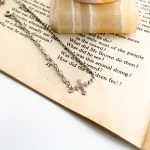 دستبند صلیب مینیمال نقره