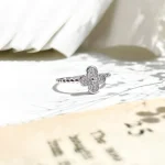 انگشتر ونکلیف جواهری نقره