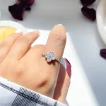 انگشتر ونکلیف جواهری نقره