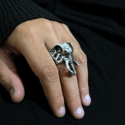 انگشتر فیل تیتانیوم استیل